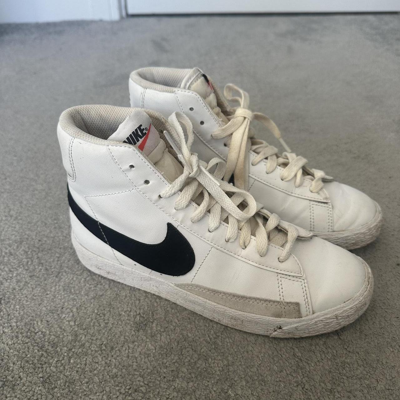 wear away blue nike blazers