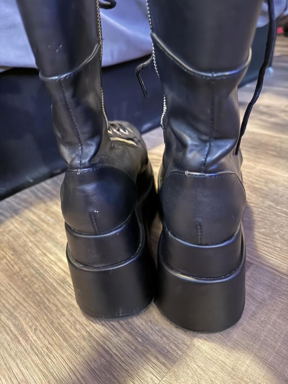 Demonia Women's Platform Boots - Black - US 8 – D… - image 3