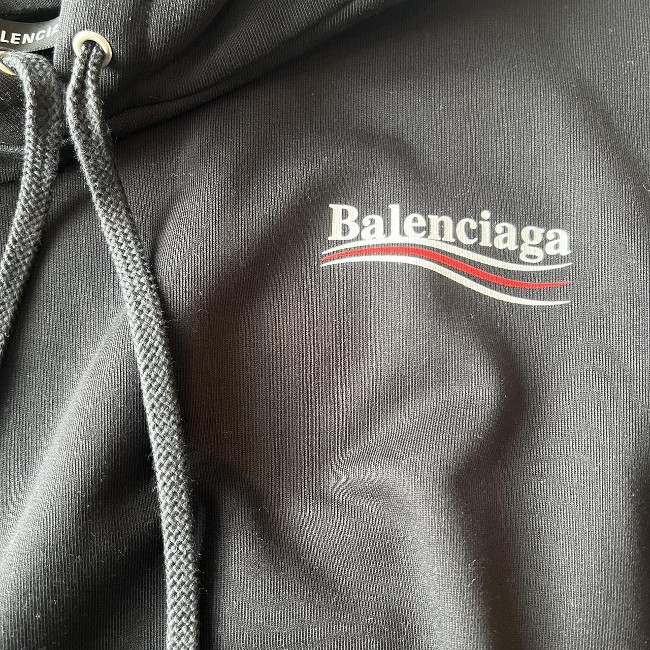 Balenciaga Political Campaign Hoodie Colour: | Depop