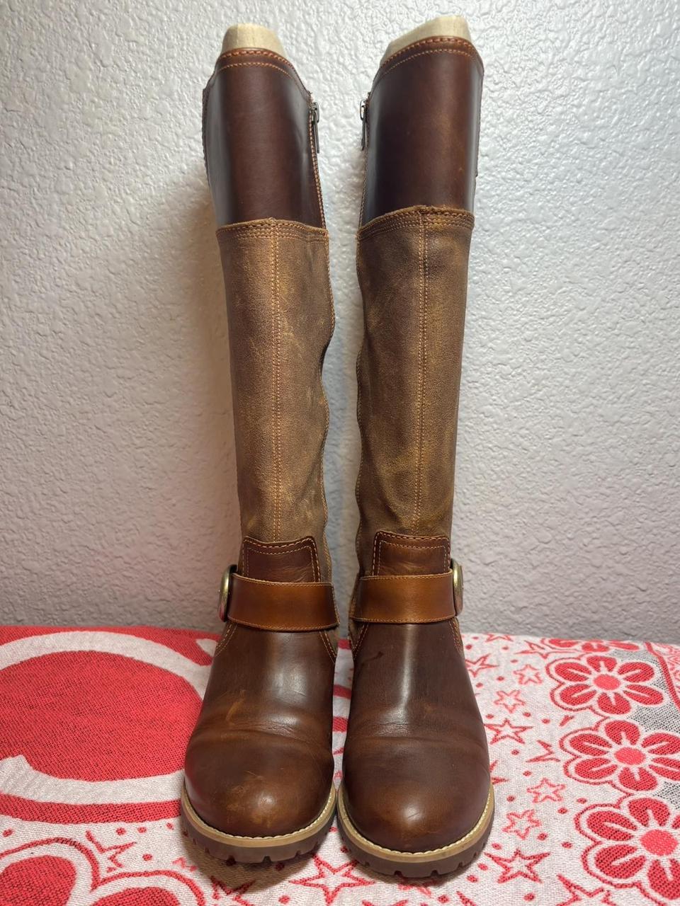 Timberland Women's Mid calf Boots Brown/Tan US – Brown