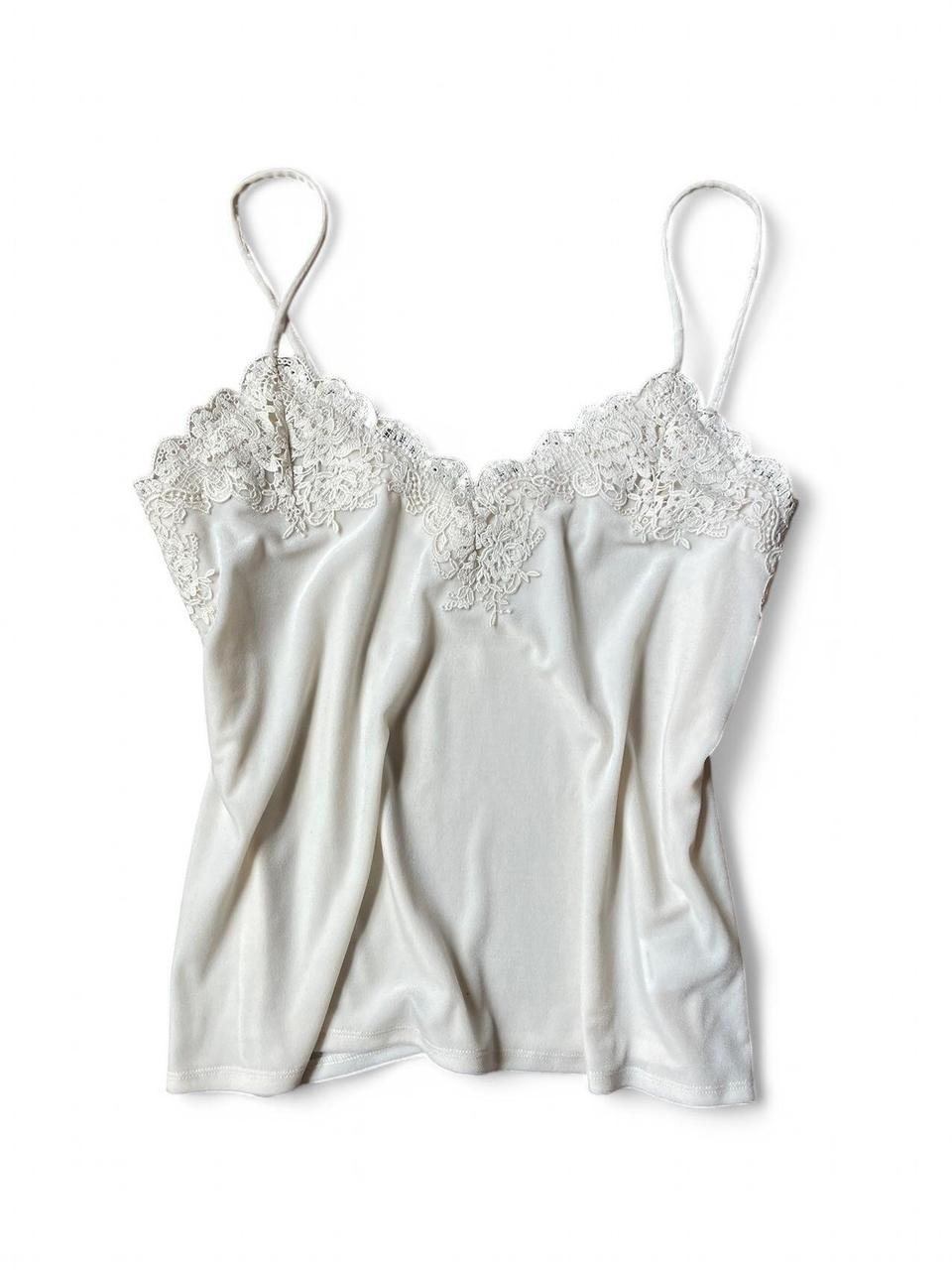 Express Women's Tank top White/Cream S – Vintage Express white