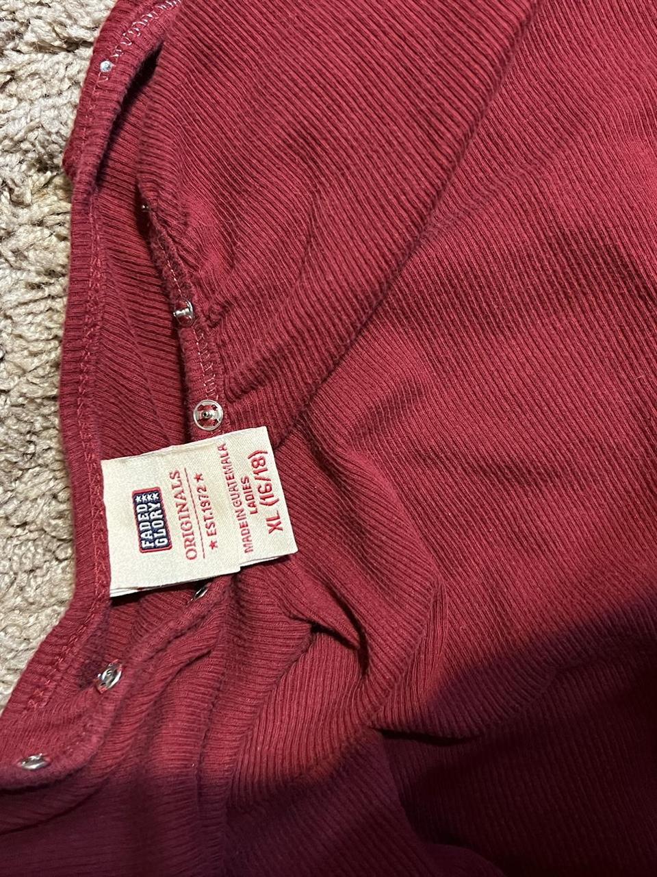 Faded Glory long sleeve top, labeled XL, has some... - Depop
