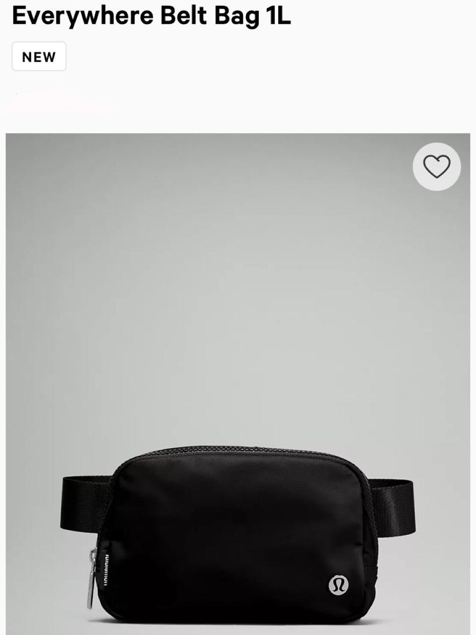 NEW- Lululemon online Everywhere Belt Bag - Black