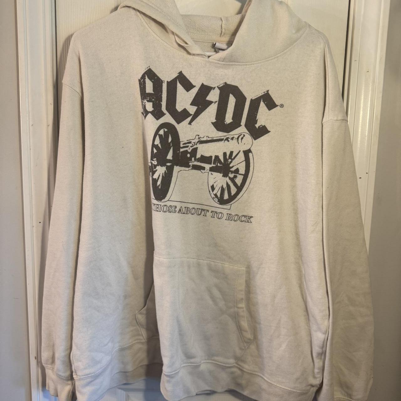 Cream AC/DC hoodie #rockmusic | Depop
