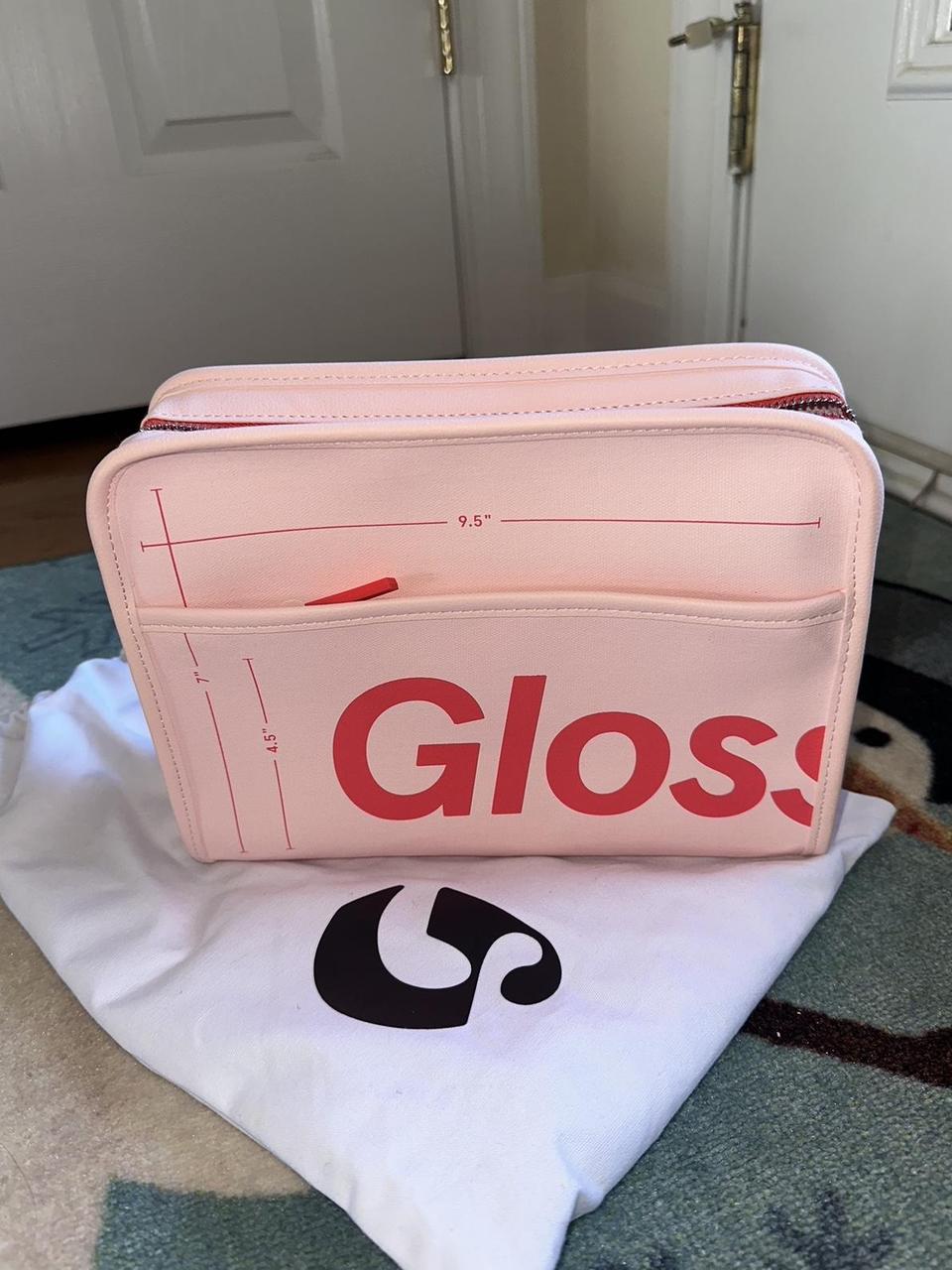 Glossier Makeup Bag Brand New/Never Used With... - Depop