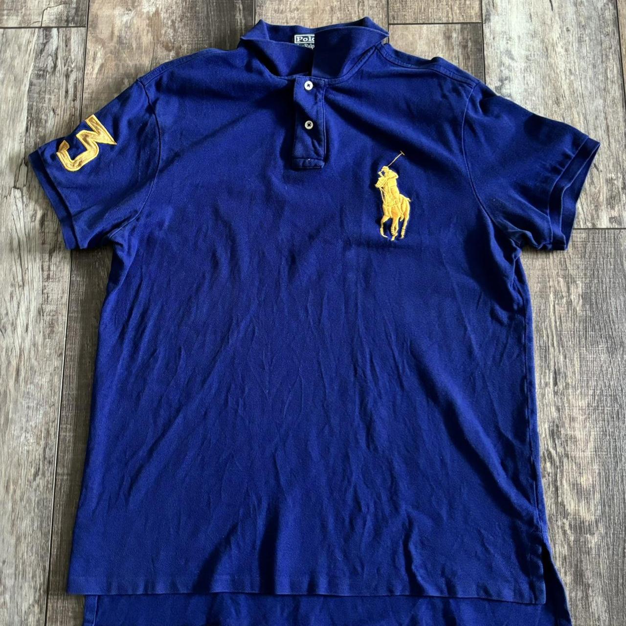 ! BIG logo polo, ralph lauren, chief keef type... - Depop