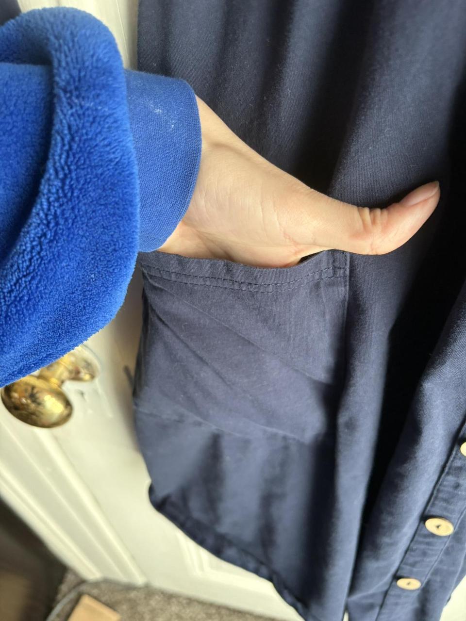 Women's Babydoll Dress - Navy/Blue - S – Ouges na… - image 3