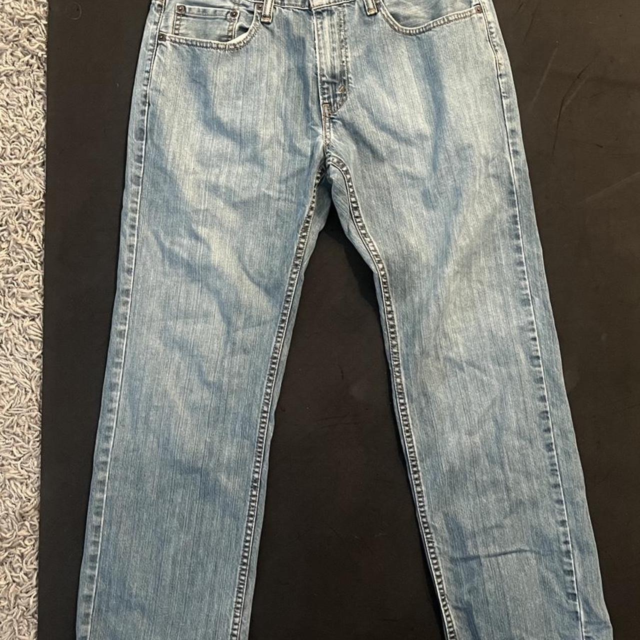 Levi’s low rise straight leg jeans, no stains or... - Depop