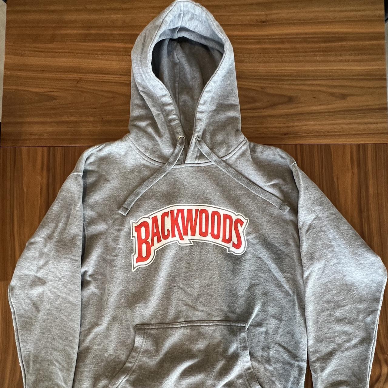 Red best sale backwoods hoodie