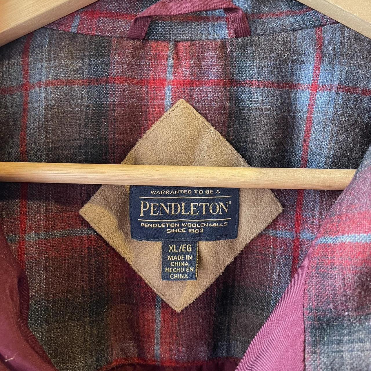 Pendleton Women's Lightweight Jacket - Burgundy/M… - image 2