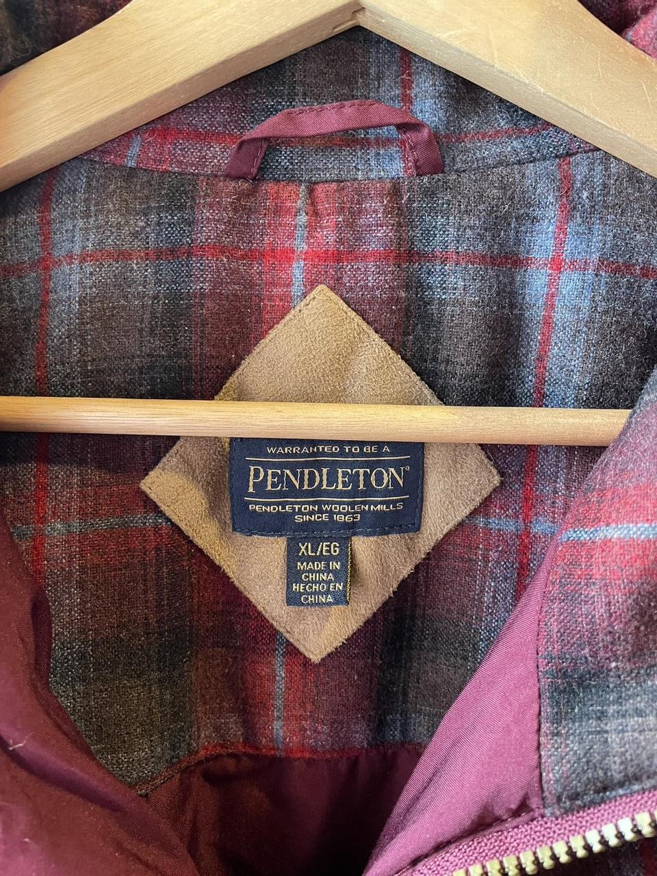 Pendleton Women's Lightweight Jacket - Burgundy/M… - image 2