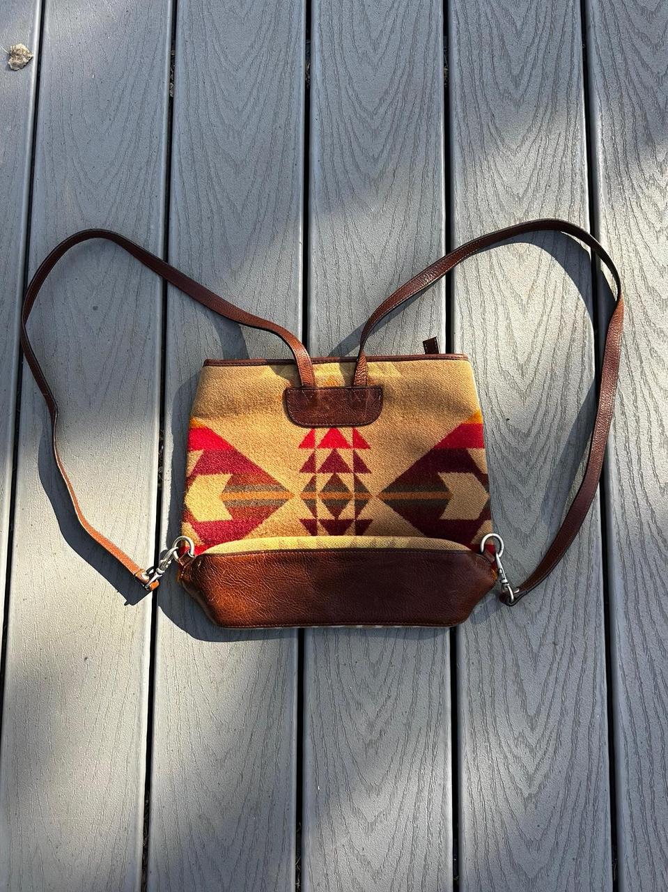 Pendleton Women's Backpacks - Brown/Multi – Vinta… - image 3