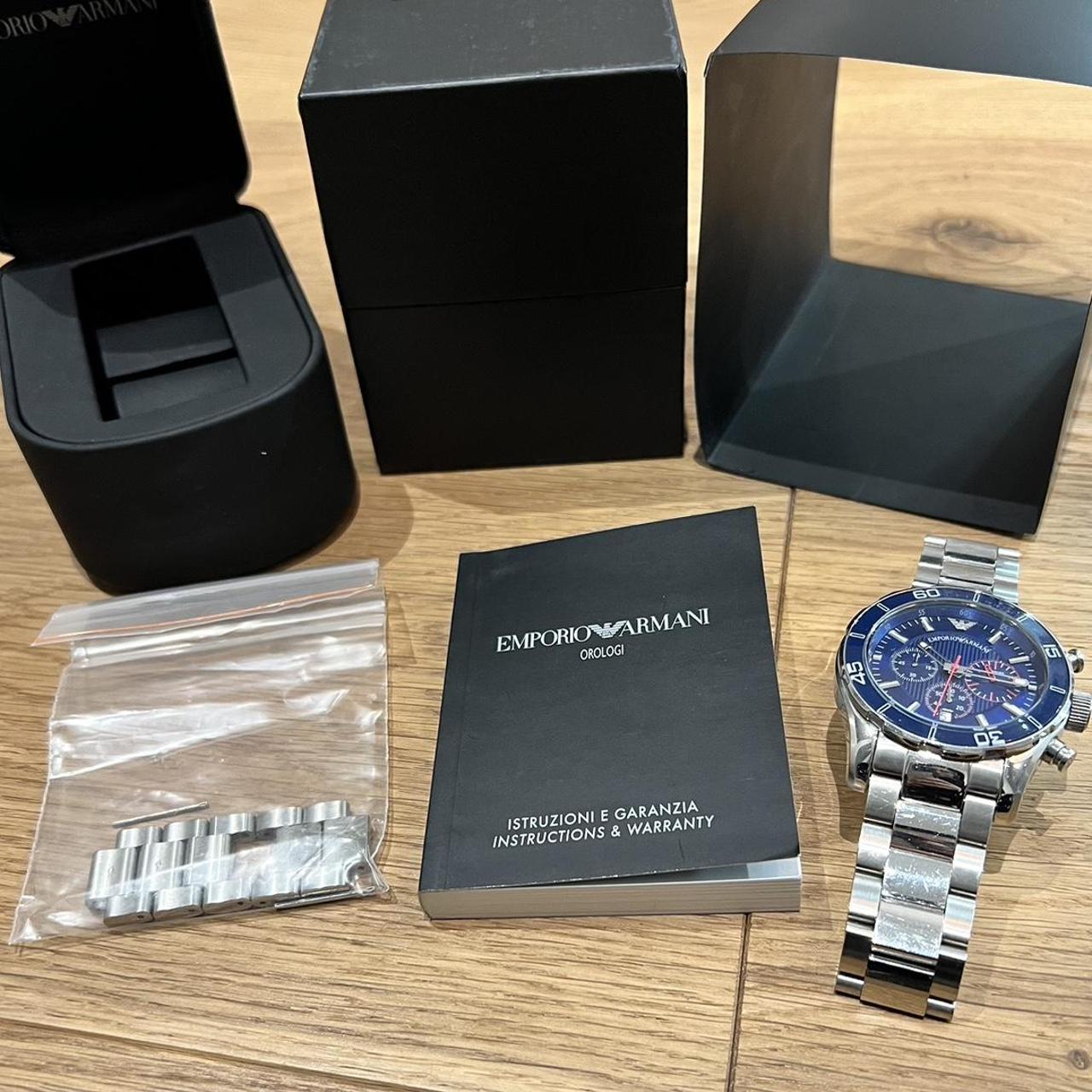 Emporio armani 2024 watch instructions