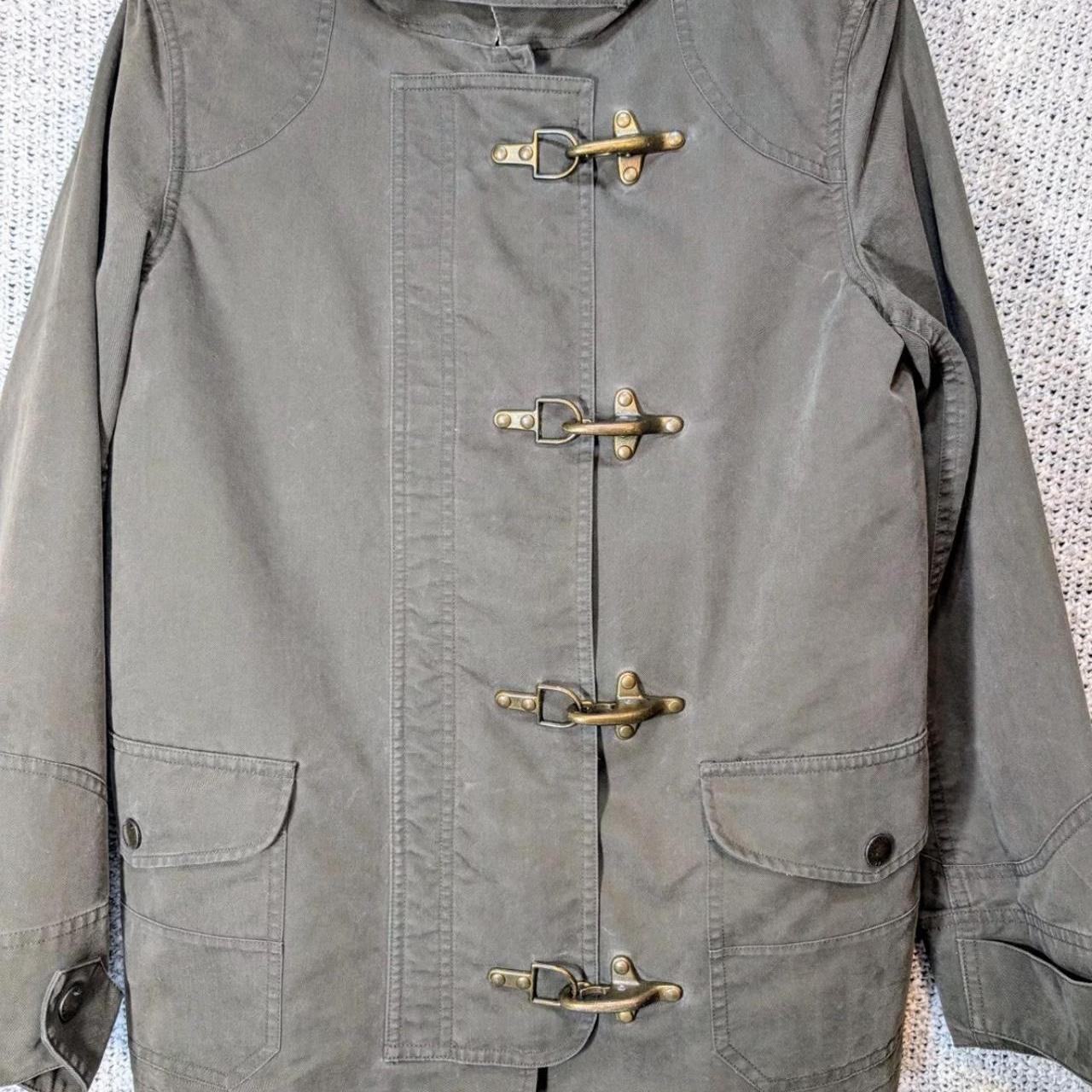 Vintage Chaps Size SM Fireman Jacket Army Green... | Depop