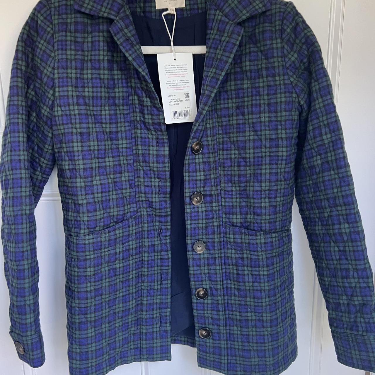 Sezane quilted tartan jacket Brand new with tags I'm... - Depop