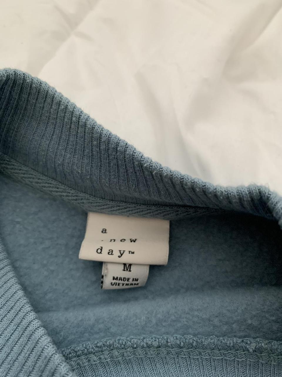 Target Brand: A New Day blue crewneck sweatshirt... - Depop