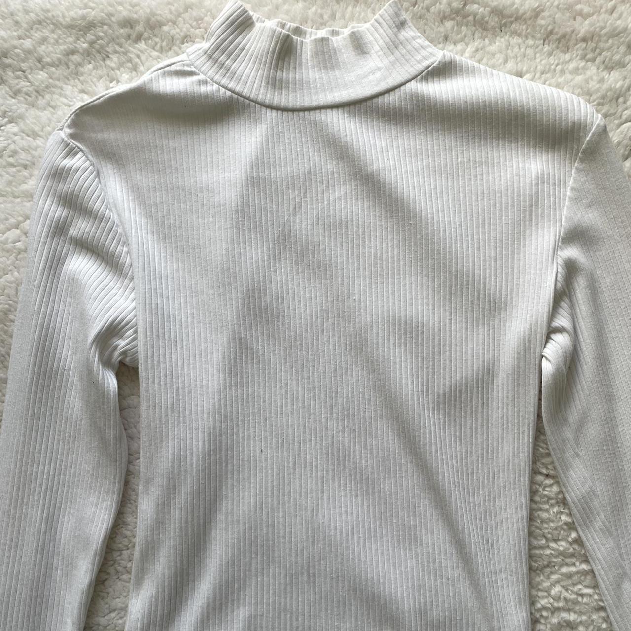 Ribbed long sleeve mock neck #businesscasual - Depop