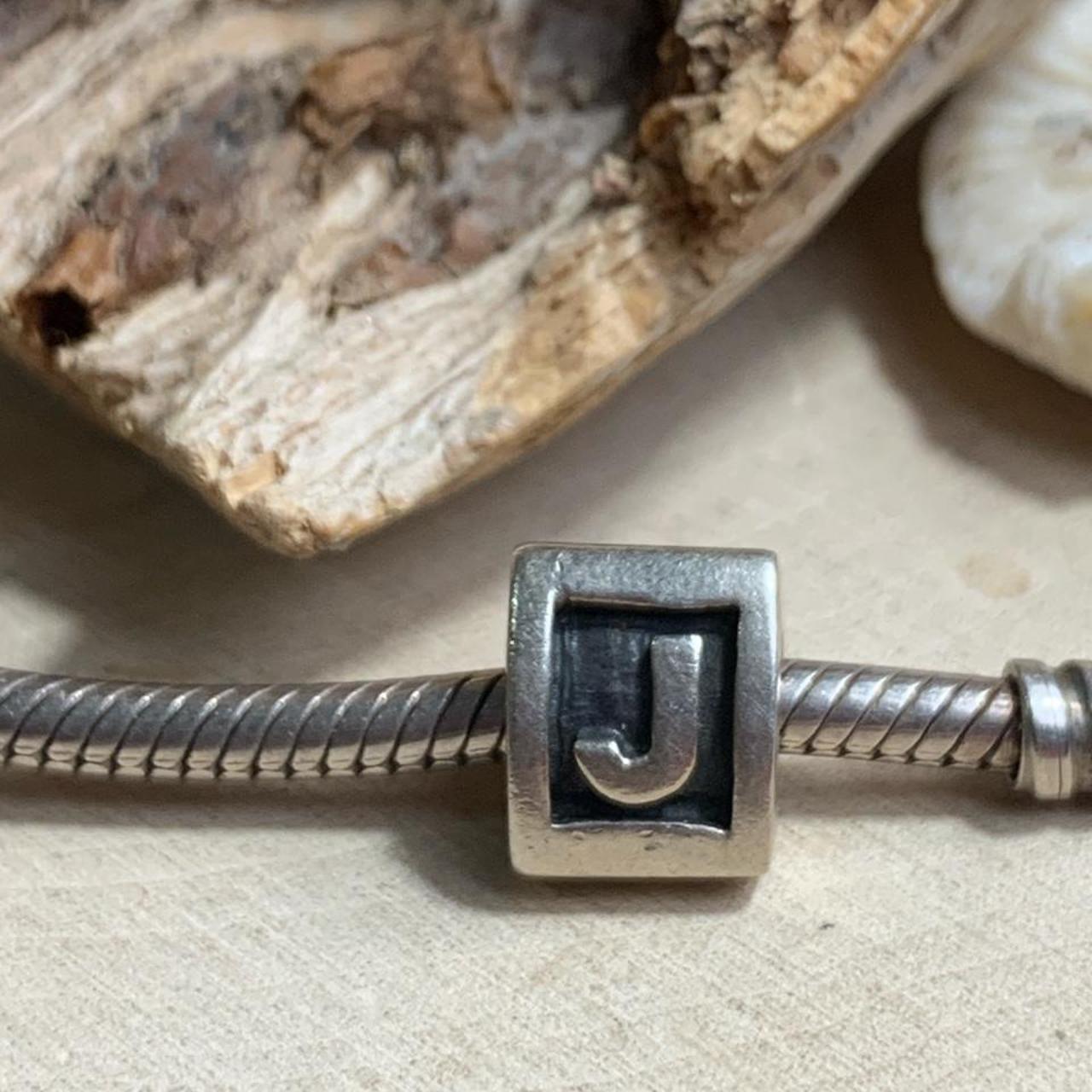 Pandora Letter J Pandora Vintage J Charm Pandora Alphabet Charm