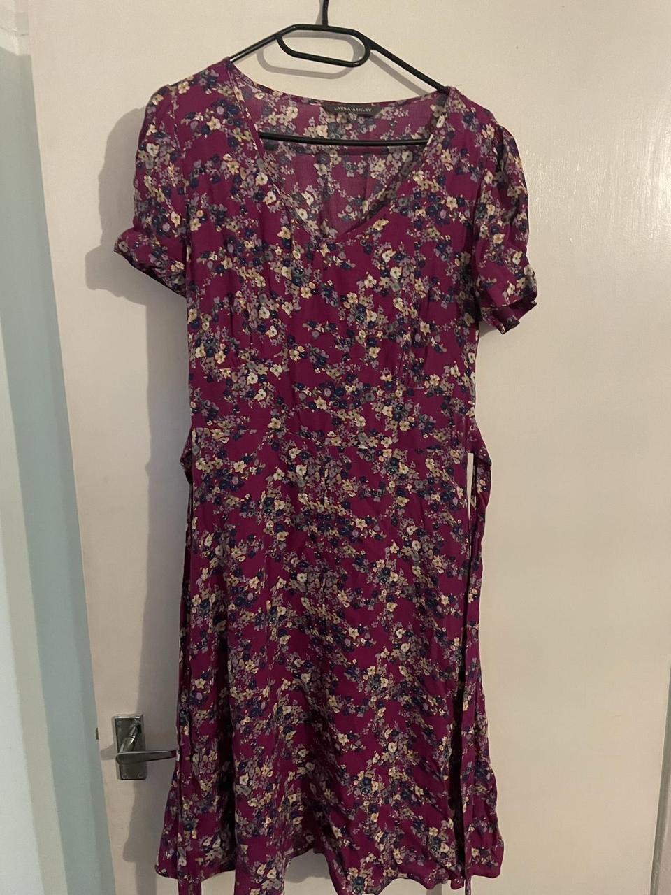 Laura Ashley size 10 flower print dress - Depop