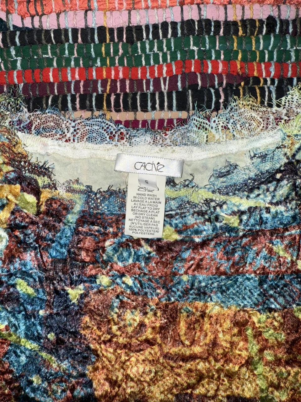 Cache Women's Shirt - Multi - S – Caché Multi-col… - image 3