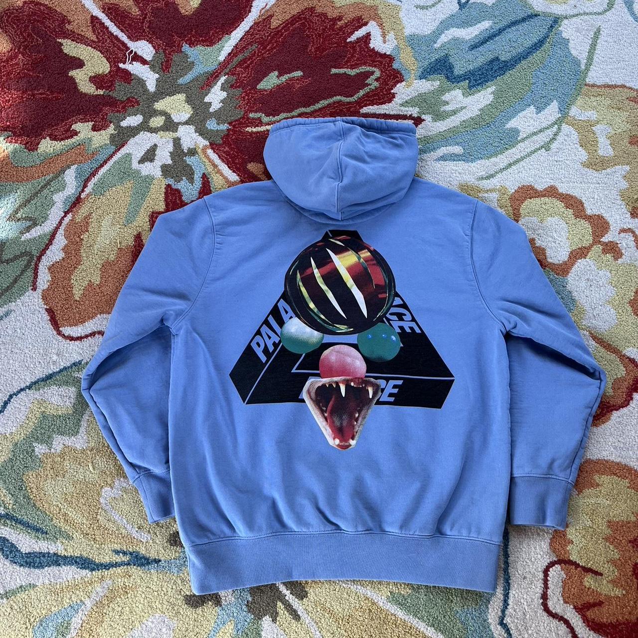 Palace Sans Ferg Hoodie SS18 Cornflower Blue Size