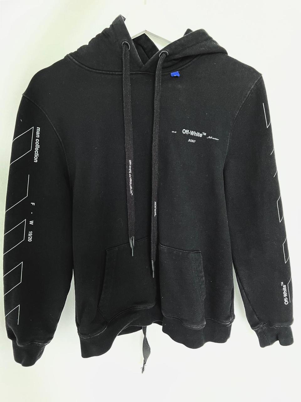 Off white unfinished hoodie sale