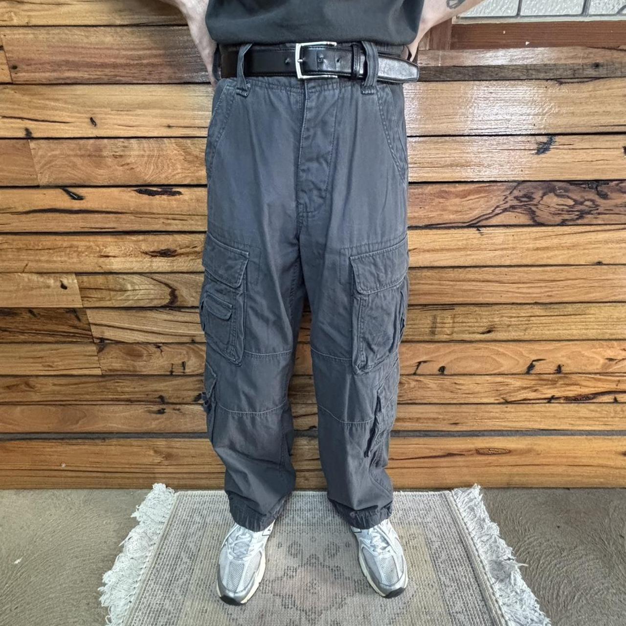 Grey Brandit Cargo Pants Vintage Militaryinspired... Depop Copper Plant Hanger Wire Hanging Planter