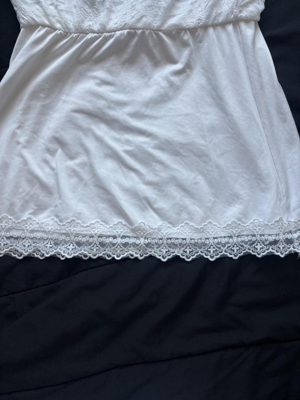 Preloved Women's Lace Skirt - White - S – White l… - image 3
