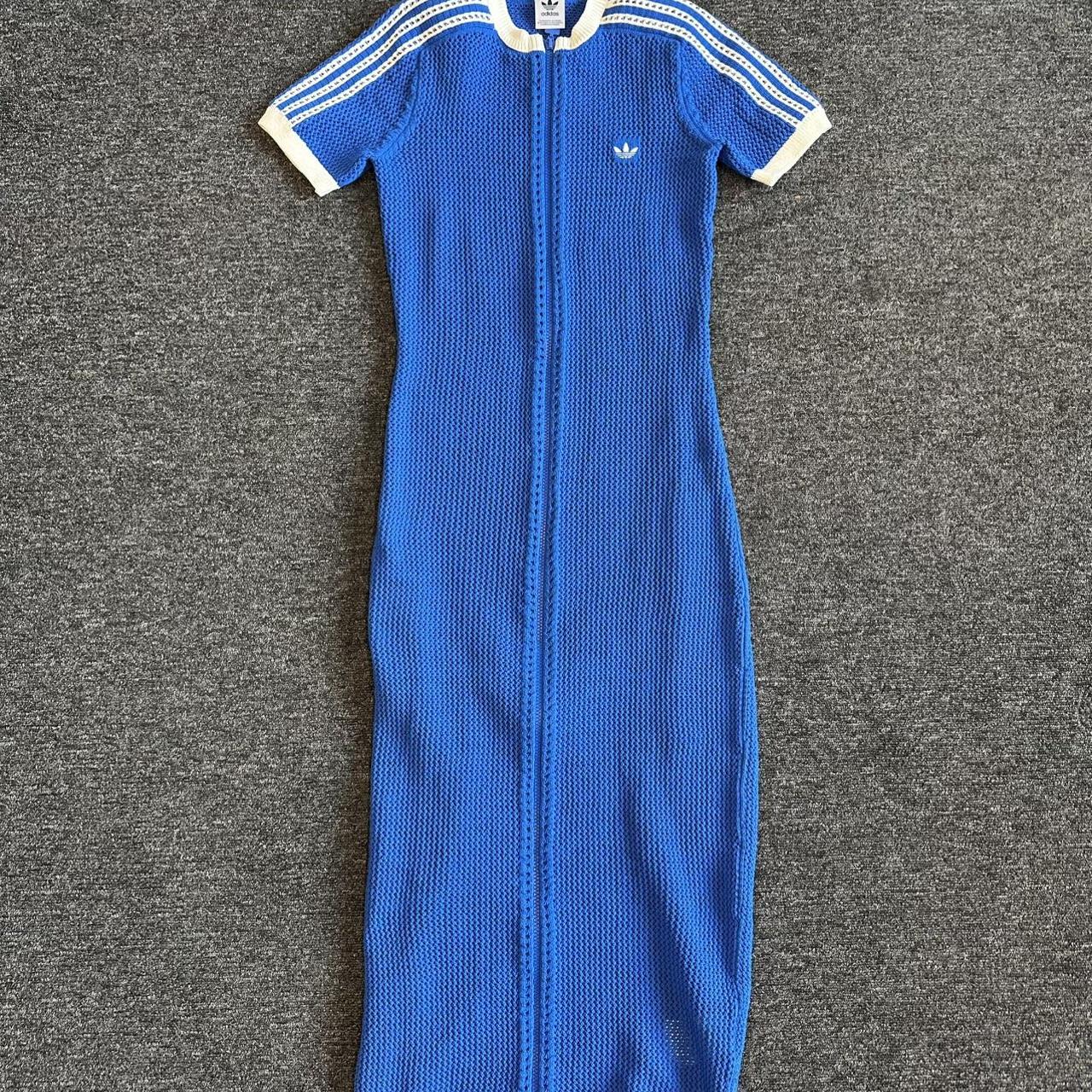 Adidas Originals Premium Crochet Dress (JN3618) | Depop