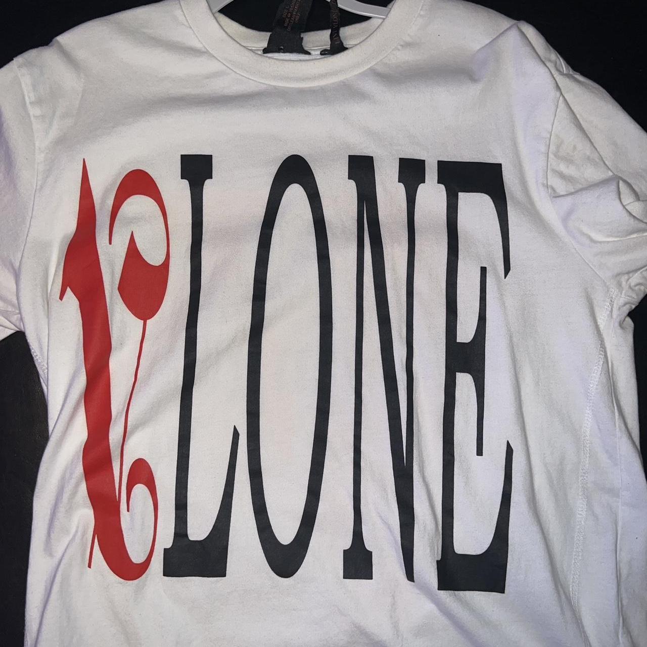 Vlone X Palm Angels White Red Tee 