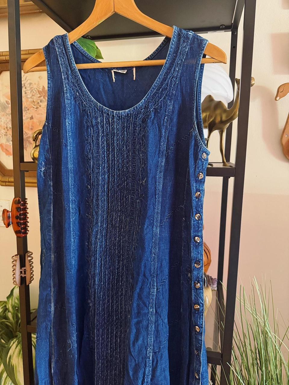 American Vintage Women's Dress - Blue/Navy - One … - image 2