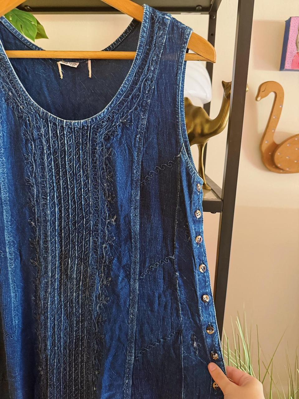 American Vintage Women's Dress - Blue/Navy - One … - image 1