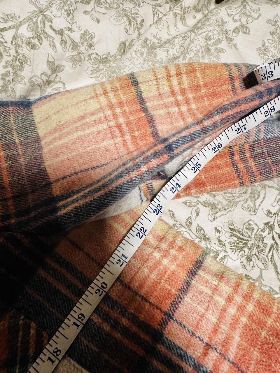 Women's Shacket Jacket - Multi/Orange - L – Multi… - image 4