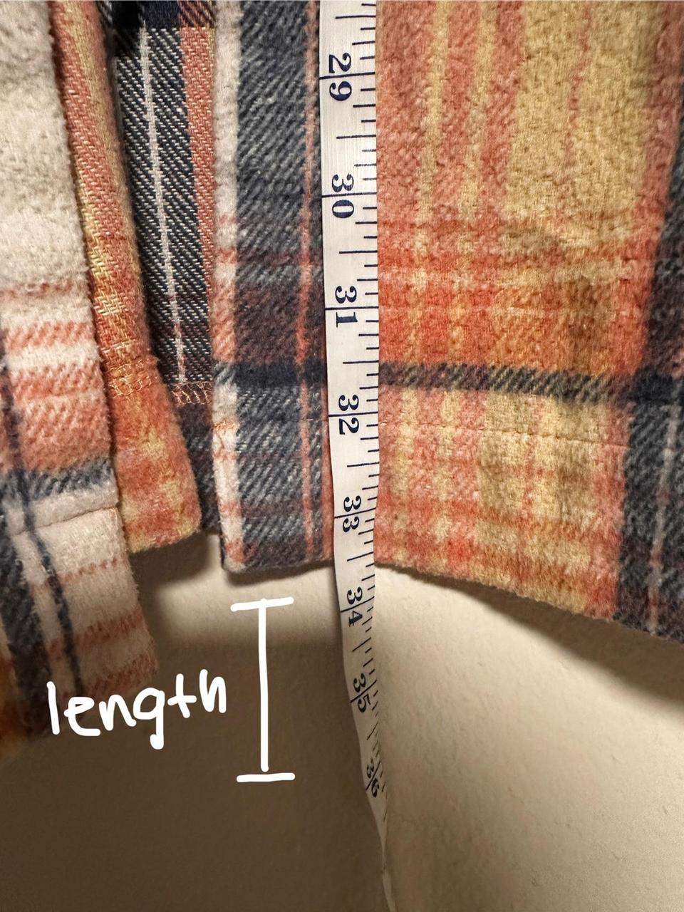 Women's Shacket Jacket - Multi/Orange - L – Multi… - image 5