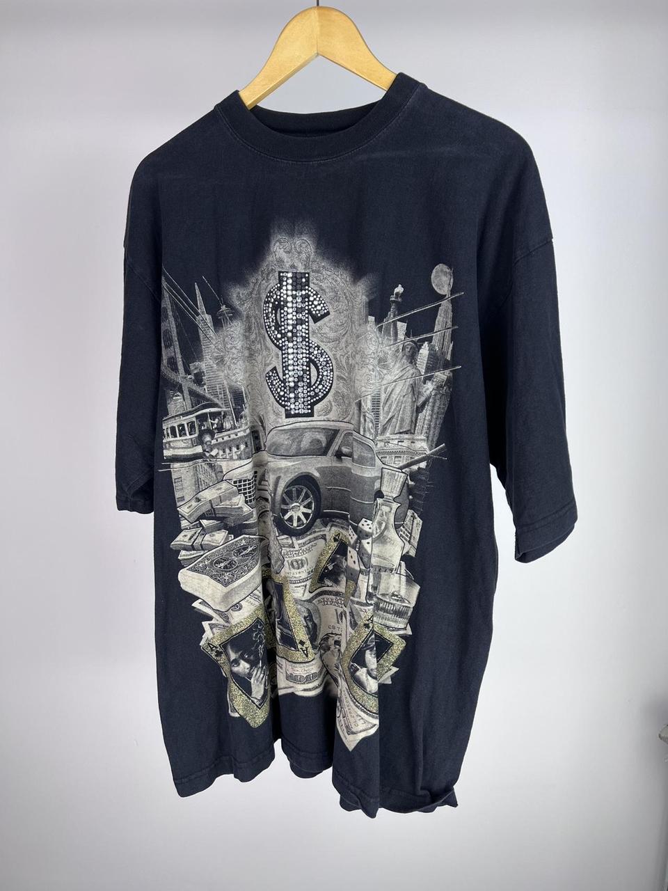 TUPAC Men's T-shirt - Black - XL – Y2K oversized … - image 1