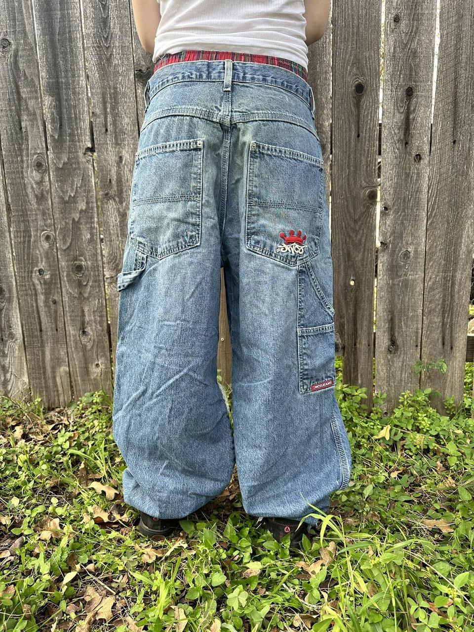 Red crown JNCO jeans 😸🙈 Dm me for offers idk if i... - Depop