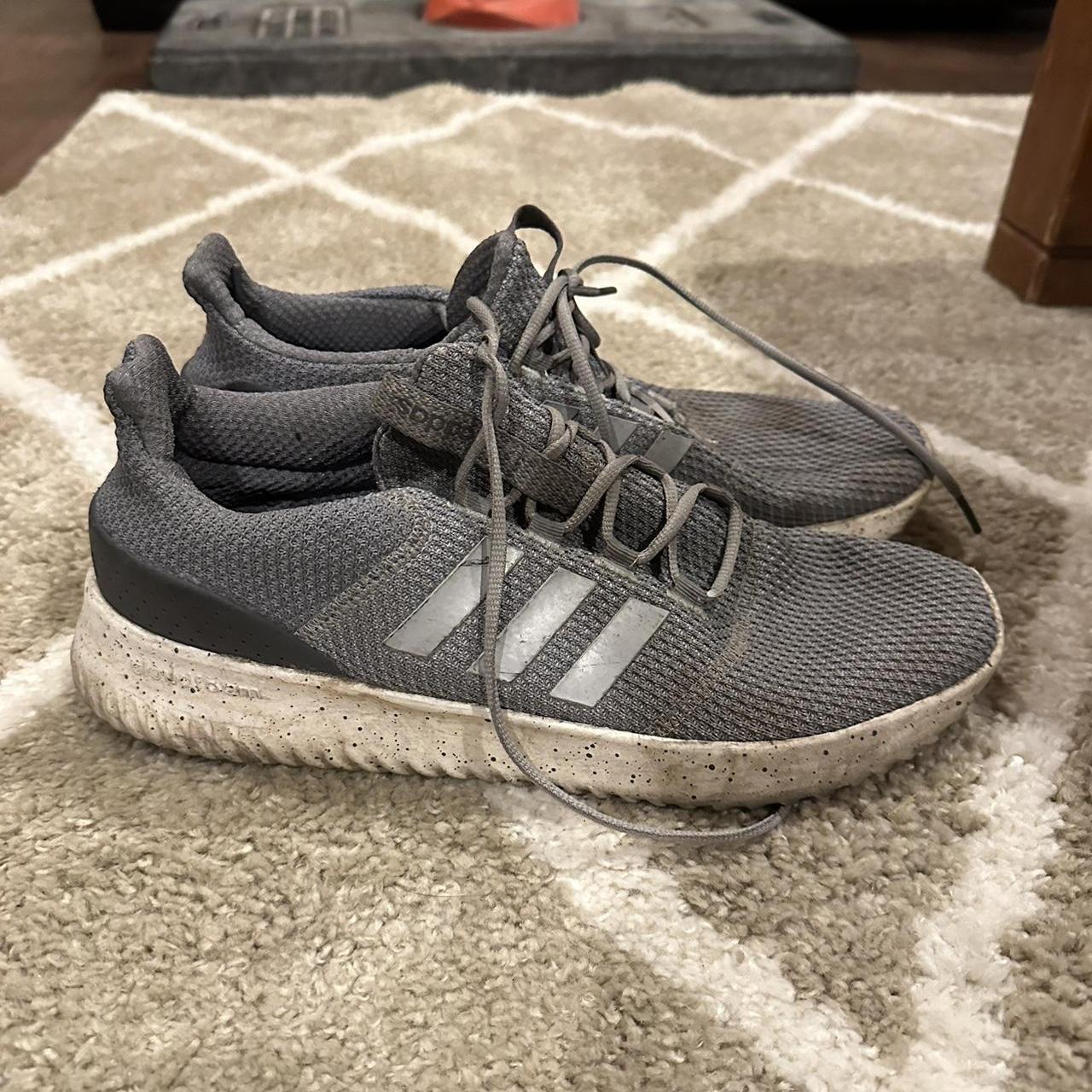 Men’s 11 grey adidas tennis shoes - Depop