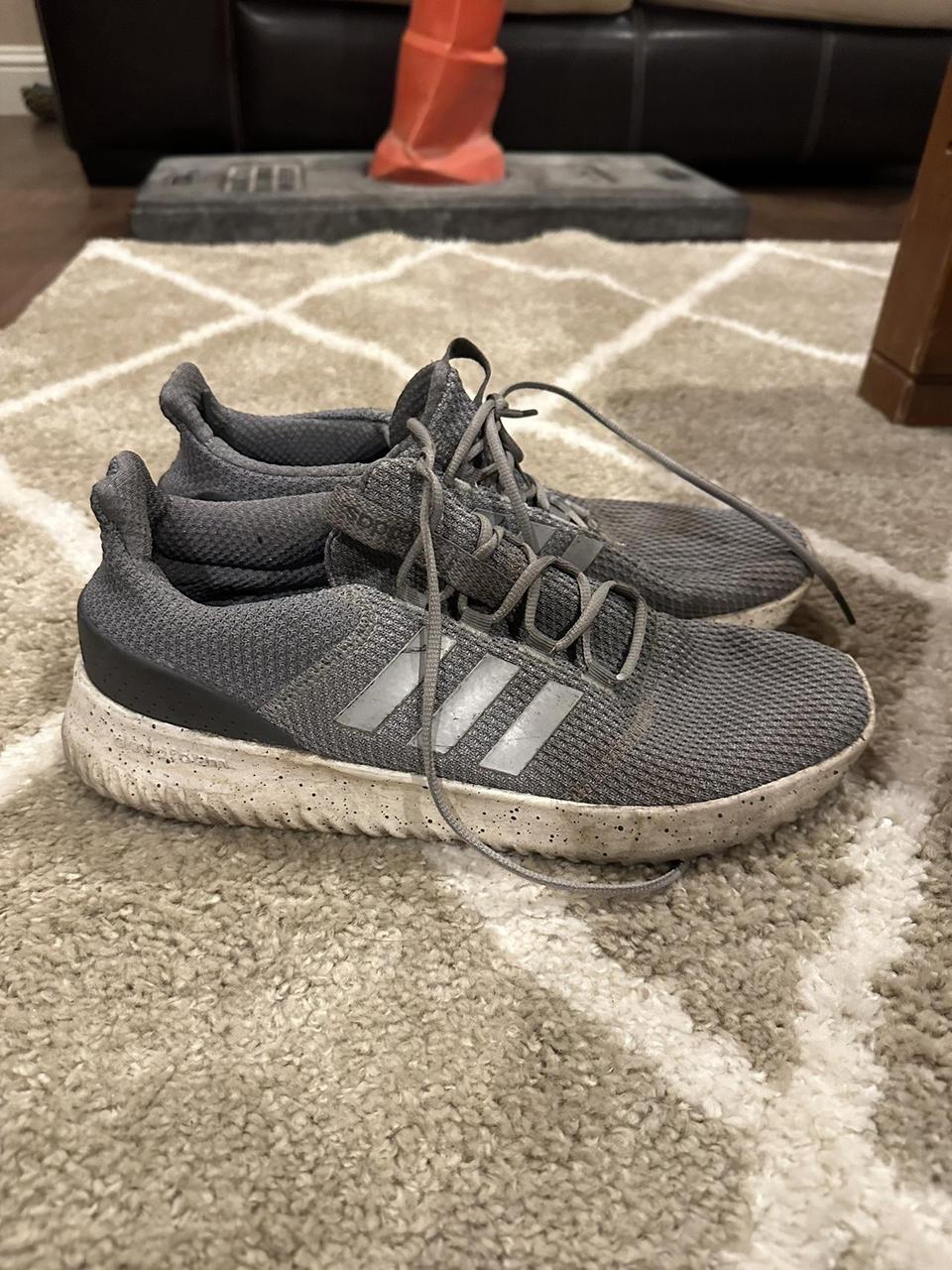 Men’s 11 grey adidas tennis shoes - Depop