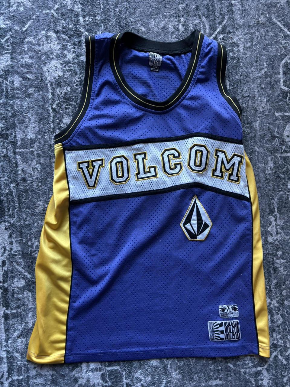 Volcom Men's Top - Blue/Multi - L – Volcom stone … - image 1