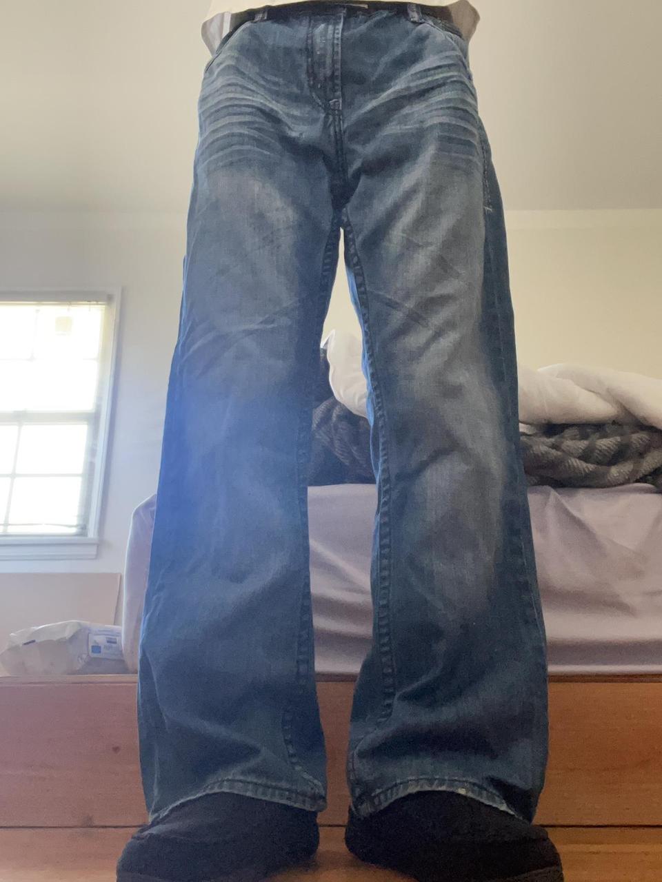 Ecko Unltd. Men's Bootcut Embroidered Jeans - Blu… - image 3