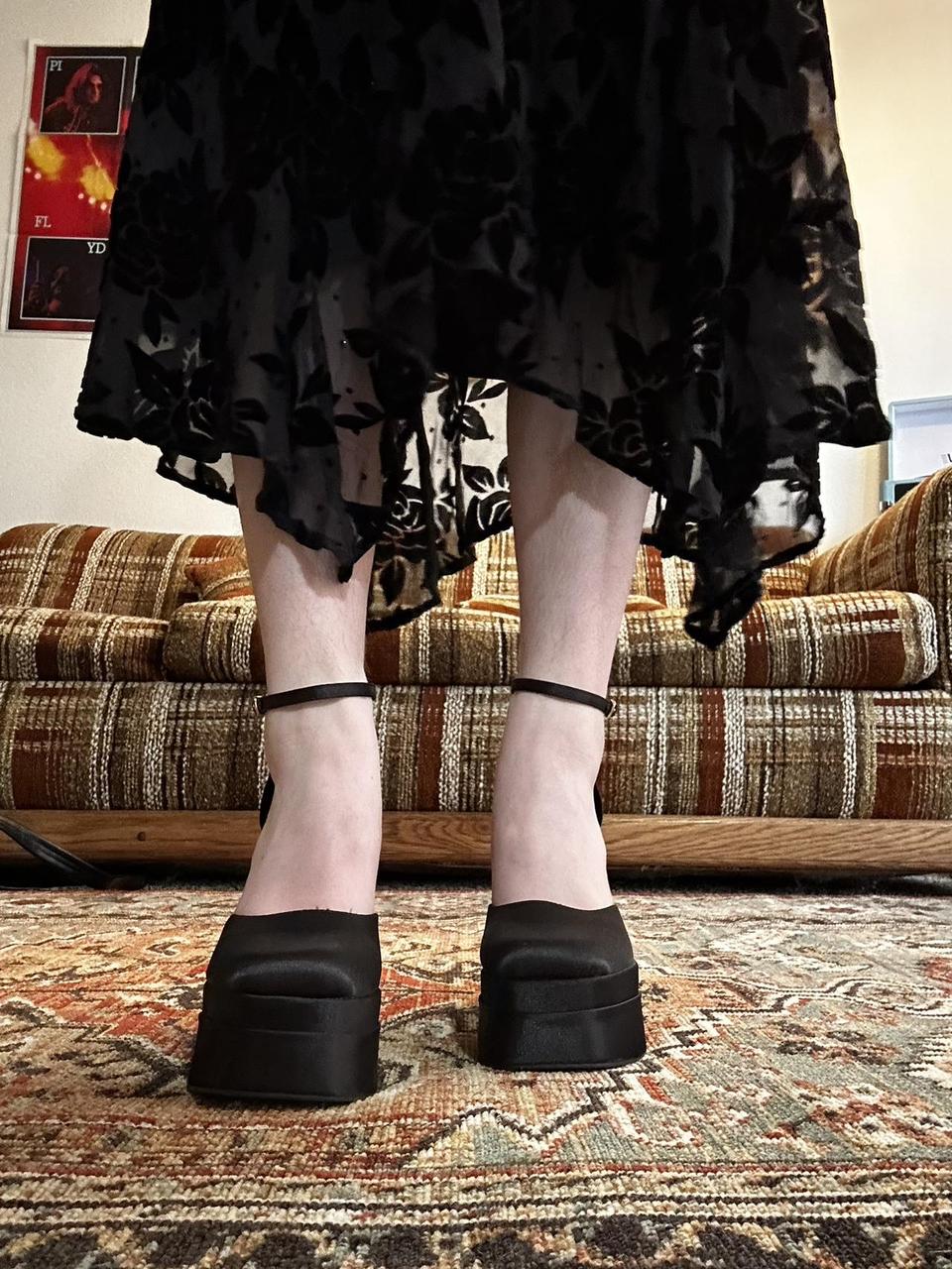 classy platform heels