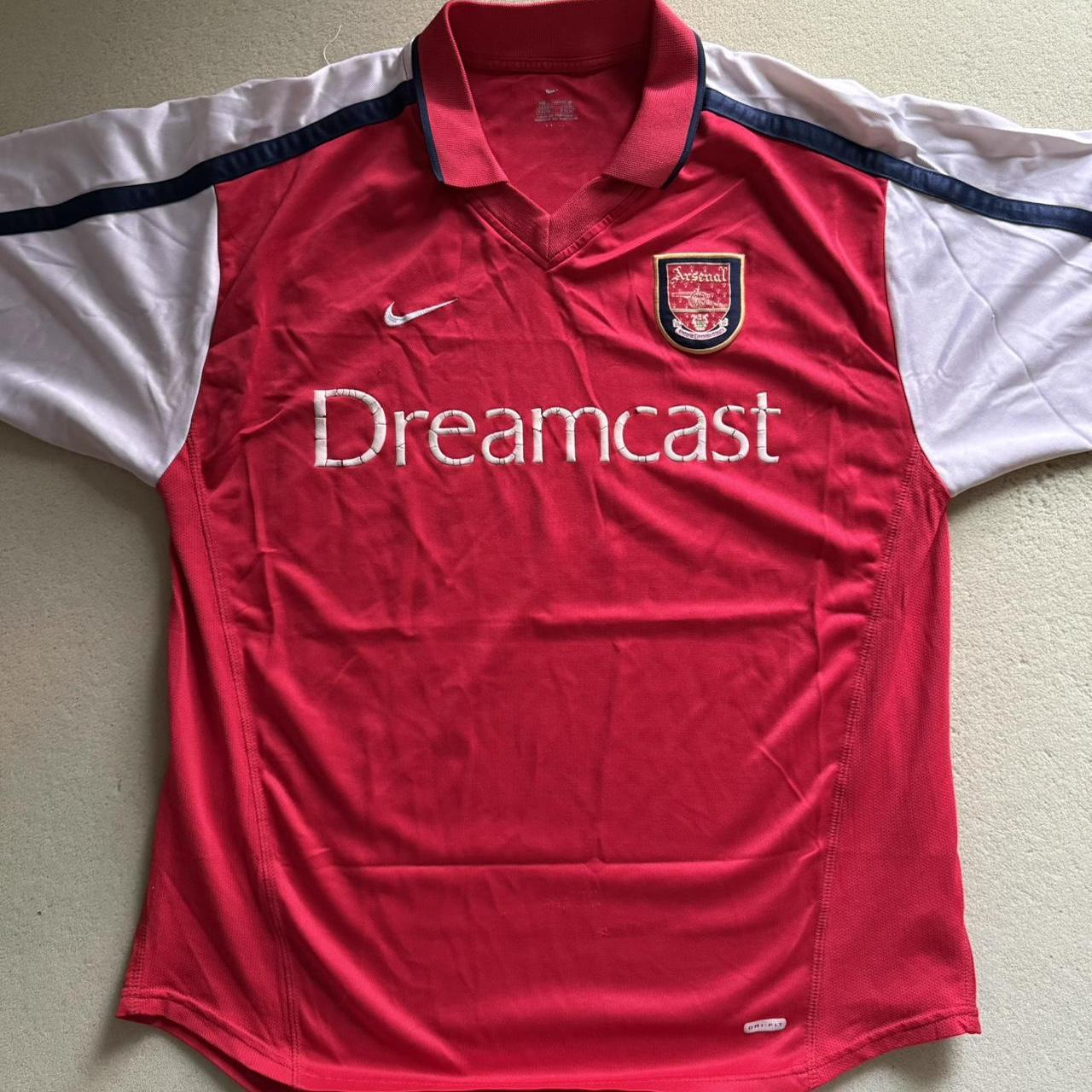 【正規 90s NIKE arsenal training polo】 Vintage Nike Arsenal Football Polo Shirt o2 Soccer White