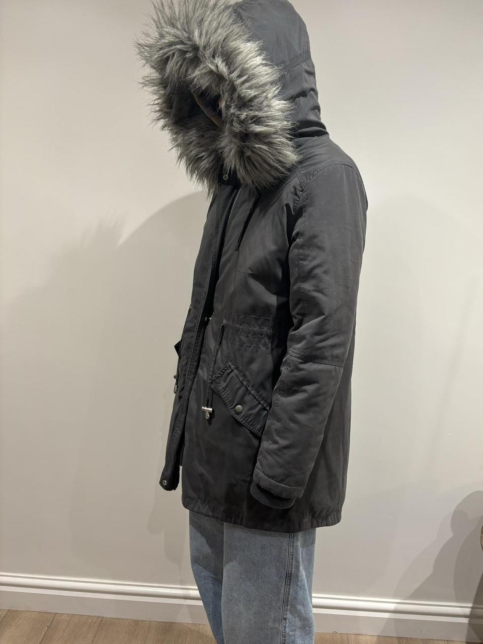 Oasis grey parka best sale