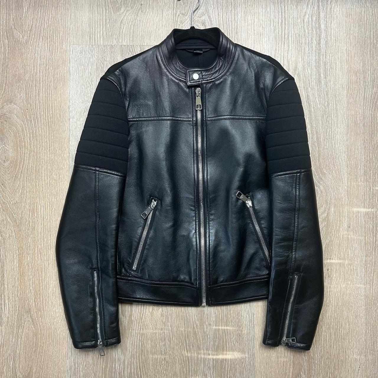 Neil Barrett Lamb Leather Moto Jacket Size XS | | Depop