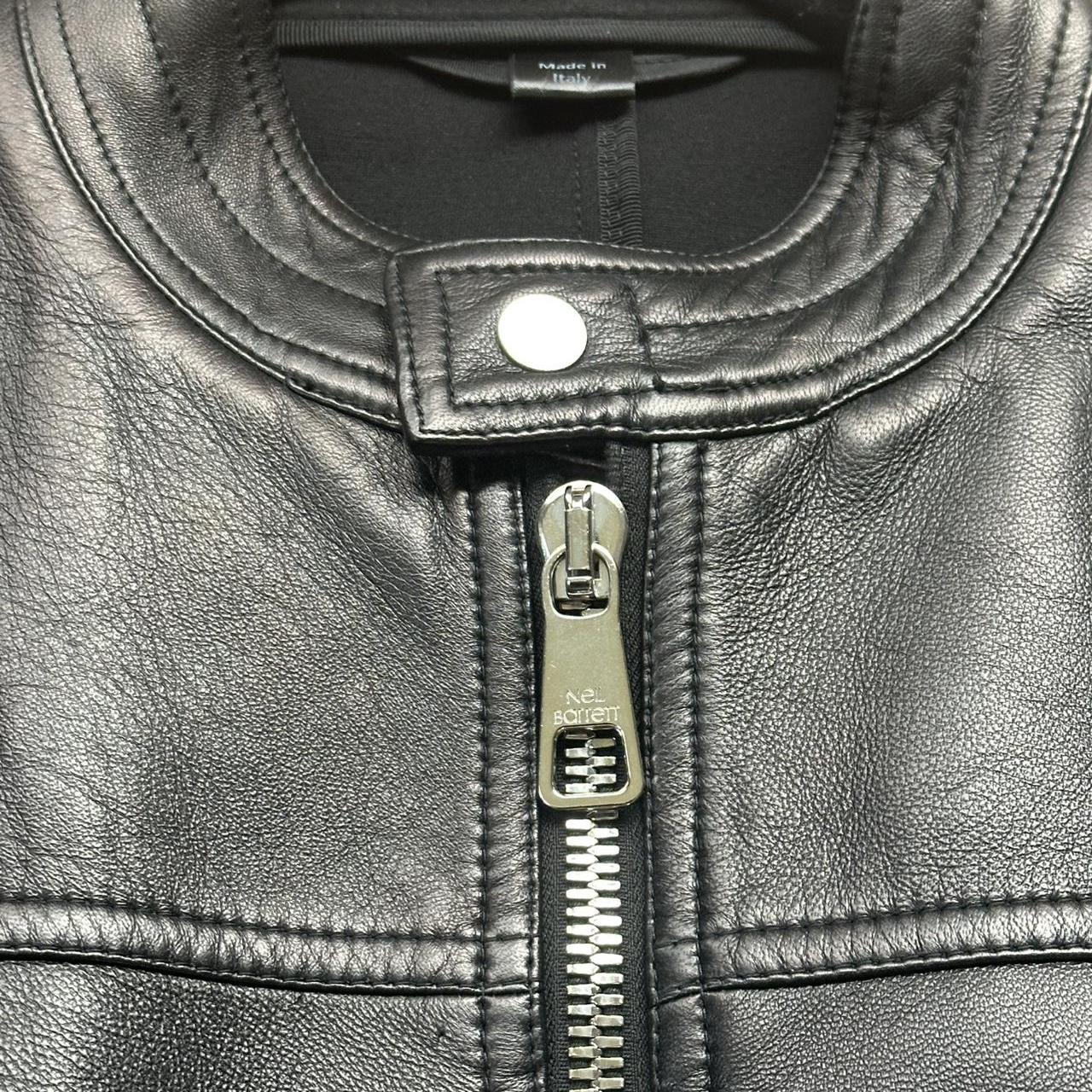 Neil Barrett Lamb Leather Moto Jacket Size XS | | Depop