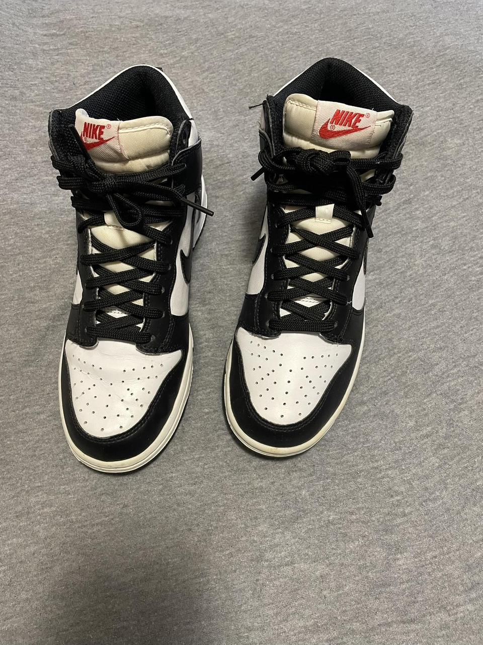 High top Nike panda dunks *DM before buying!... - Depop