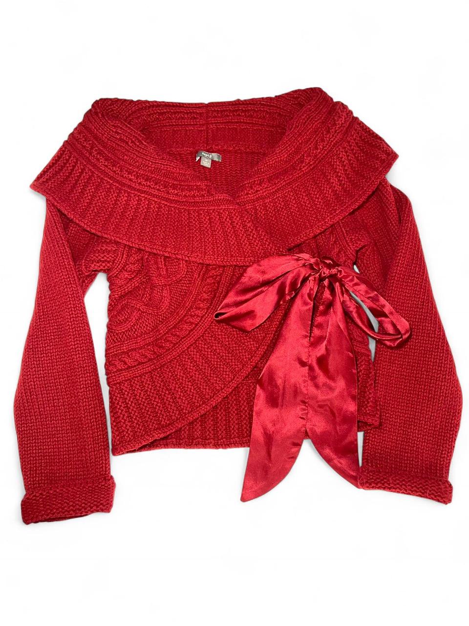 Apt. 9 Women's Sweater - Red - M – Red Wool Blend… - image 3