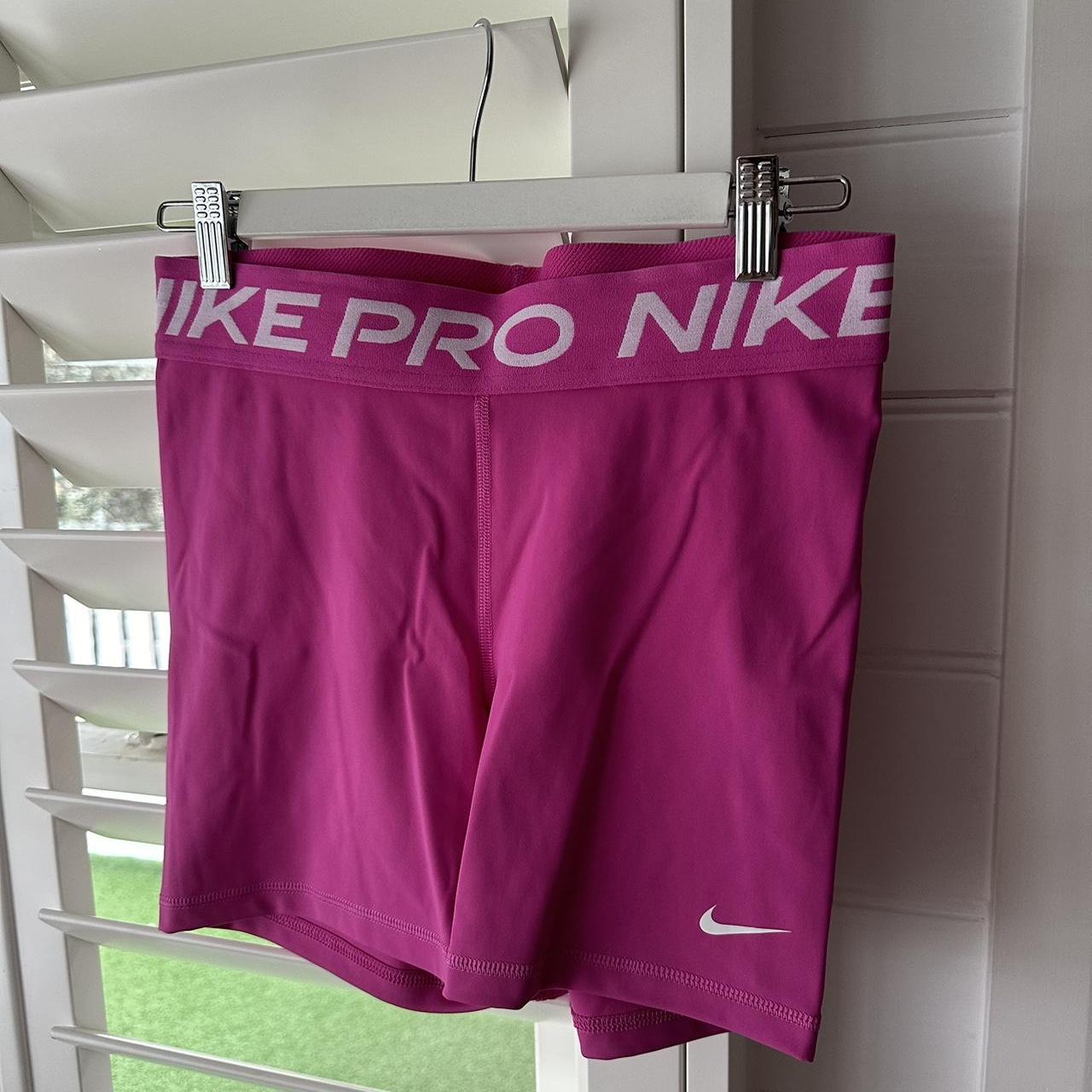 nike biker shorts pink