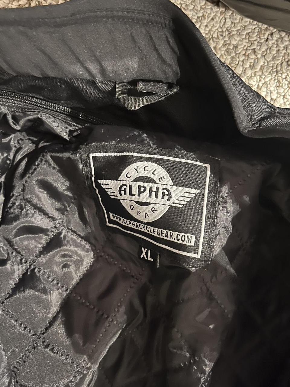 Motorcycle Padded Jacket Alpha Cycle Gear - Depop