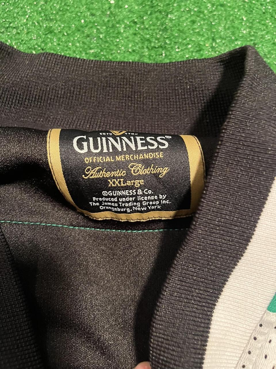 Y2k Guinness beer ireland hockey jersey Size... Depop